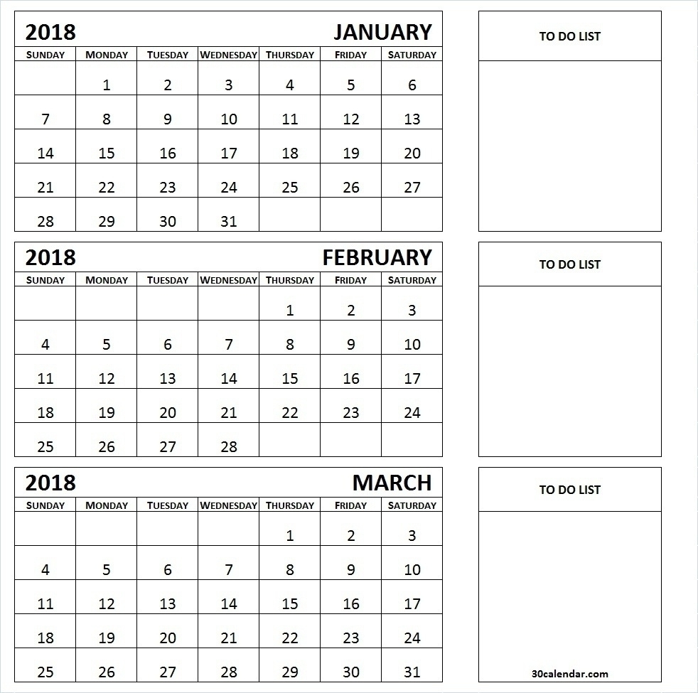 Printable Calendar 3 Month 2019 • Printable Blank Calendar Template intended for 3 Month Printable Calendar Templates