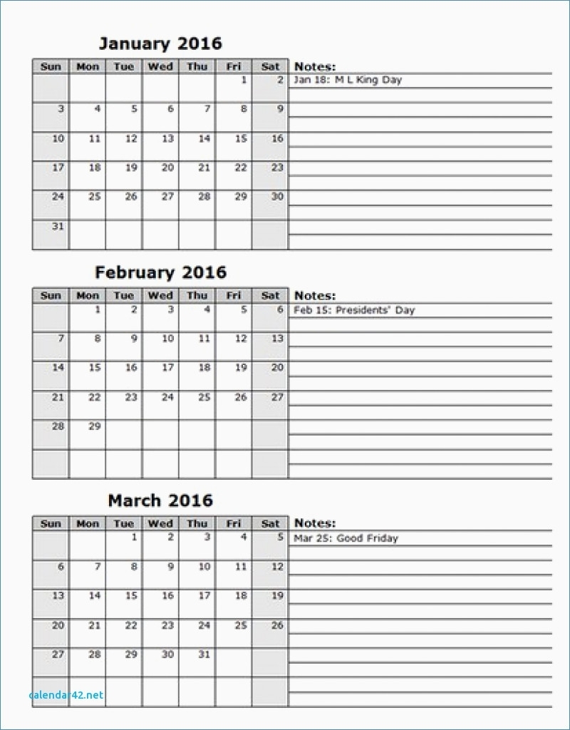 Printable Calendar 3 Months Per Page | Printable Calendar Templates 2019 inside Calendar Template 3 Months Per Page
