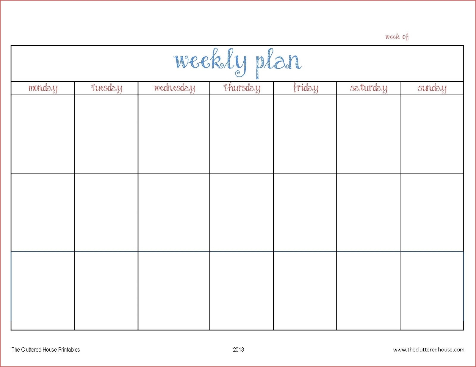 blank-days-of-the-week-calendar