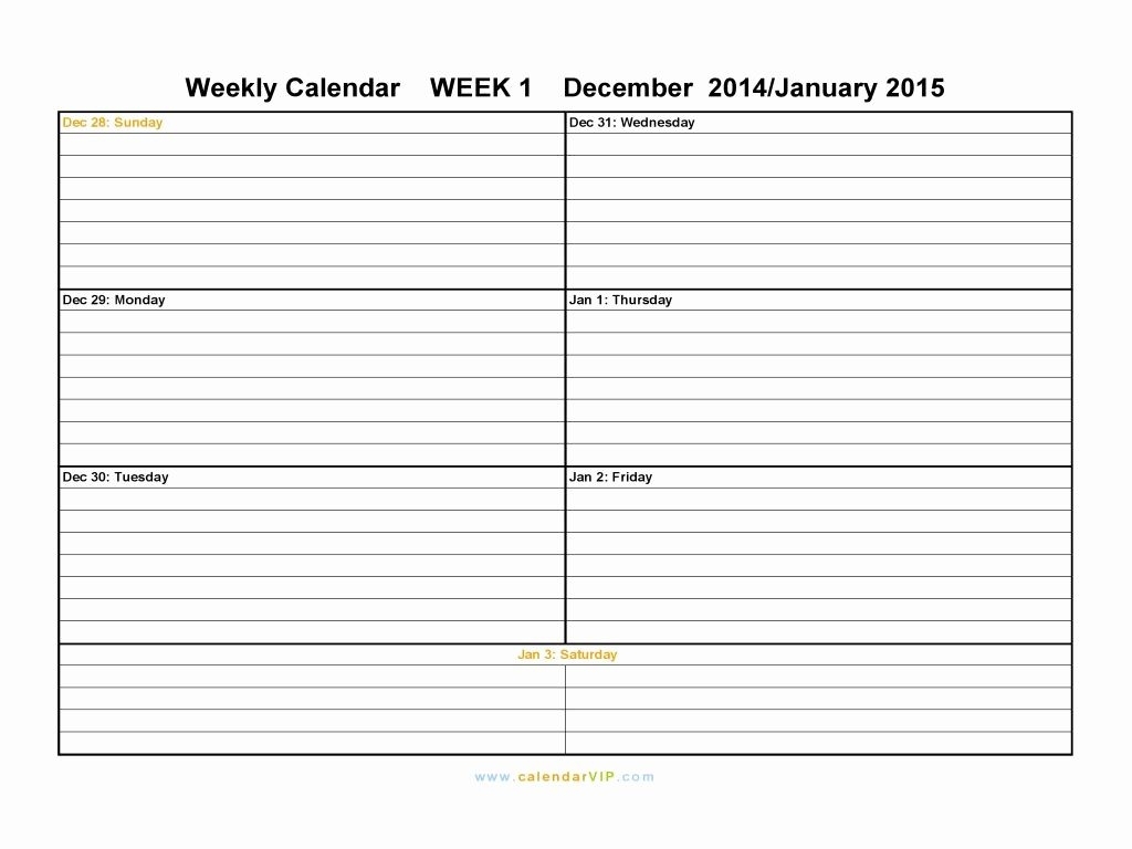 Printable Calendar One Week Printable Weekly Calendars Print Blank regarding Blank 2 Week Printable Calendar