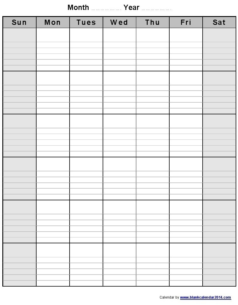 Printable Calendar With Lines | Printable Calendar 2019 intended for Print Monthly Calendar With Lines