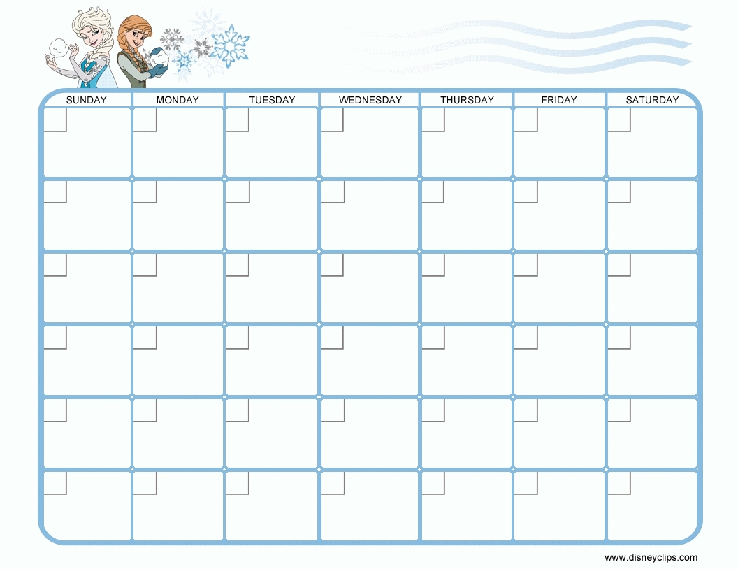 Printable Disney Calendar | Printable Calendar Templates 2019 within Disney Printable Calendars By Month