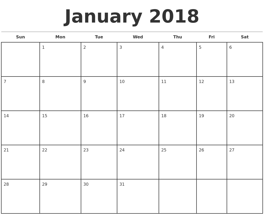 free blank printable monthly calendar calendar