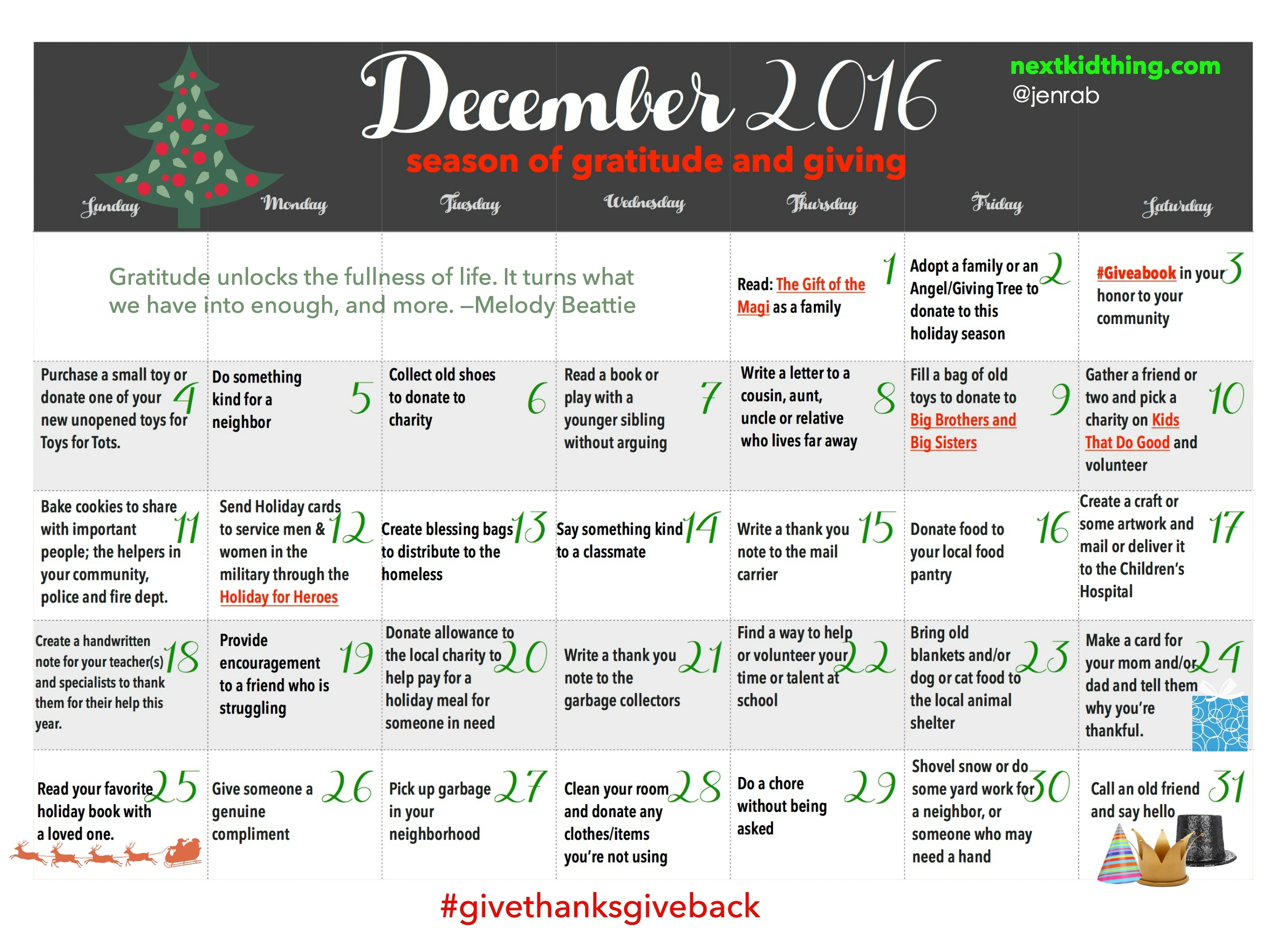 Printable Gratitude Advent Calendar – The Next Kid Thing within Printable Advent Calendars For All Seasons