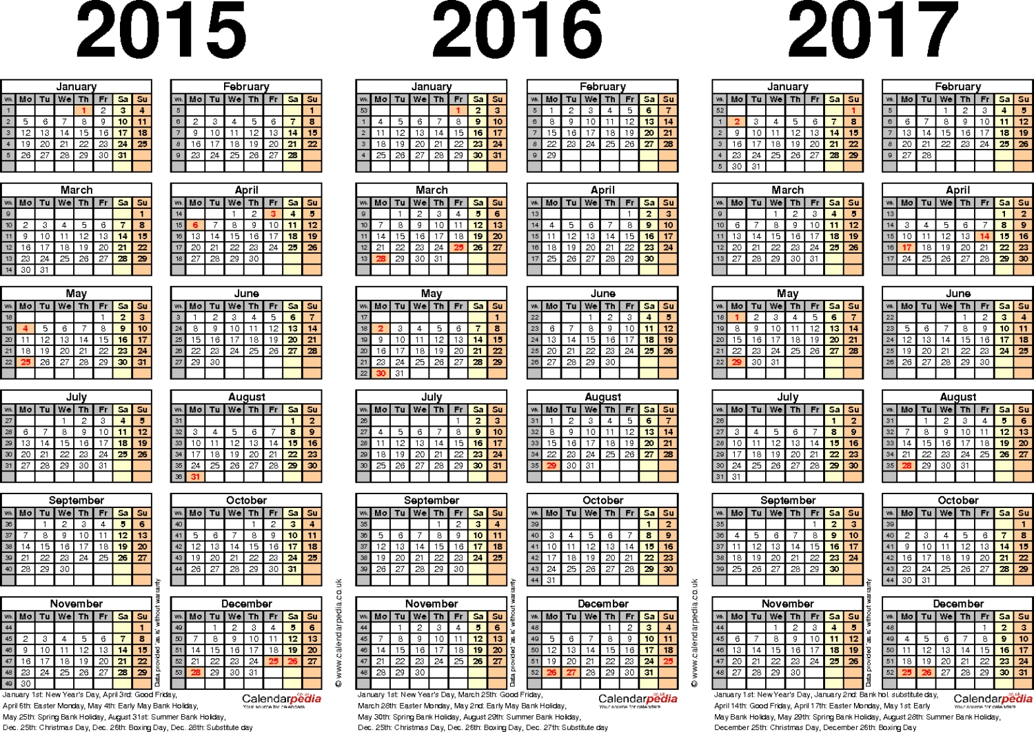 Printable Julian Calendar 2015 pertaining to Julian Year Calendar 2015 Printable