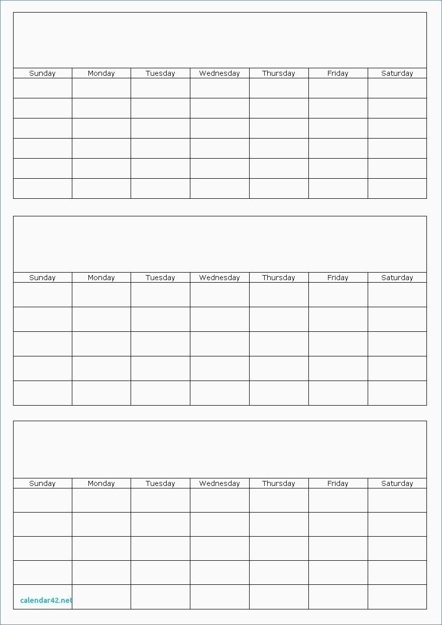 Printable Large Blank Three Month Calendar Template – Template with Printable Large Blank Three Month Calendar Template