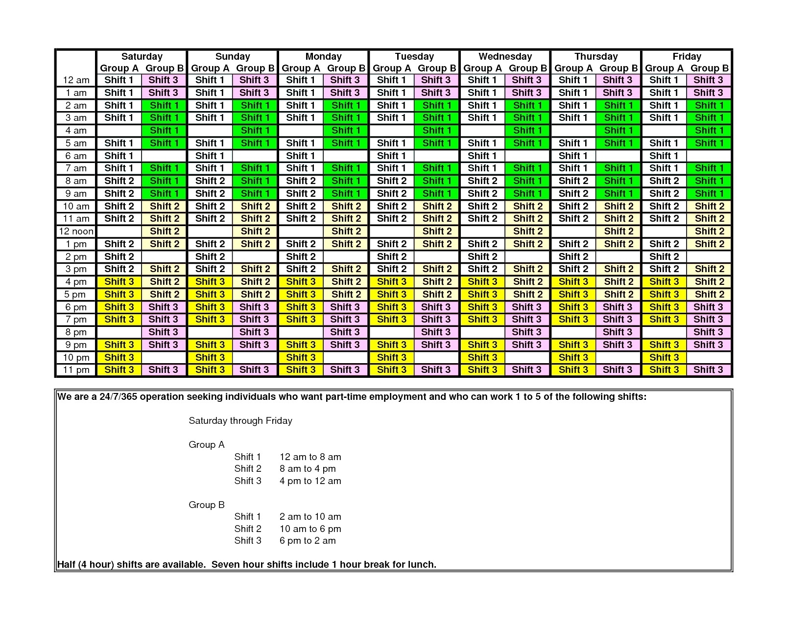 Rotating Shift Schedule Archives - Hashtag Bg in 3 12 Hour Shift Schedule