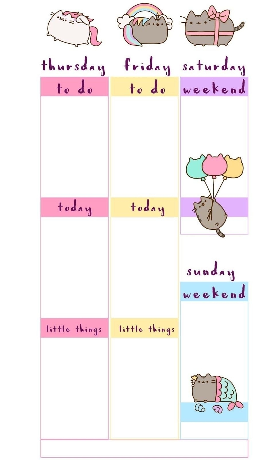 Sanrio A6 Monthly Planner Print | Template Calendar Printable regarding Sanrio A6 Monthly Planner Print