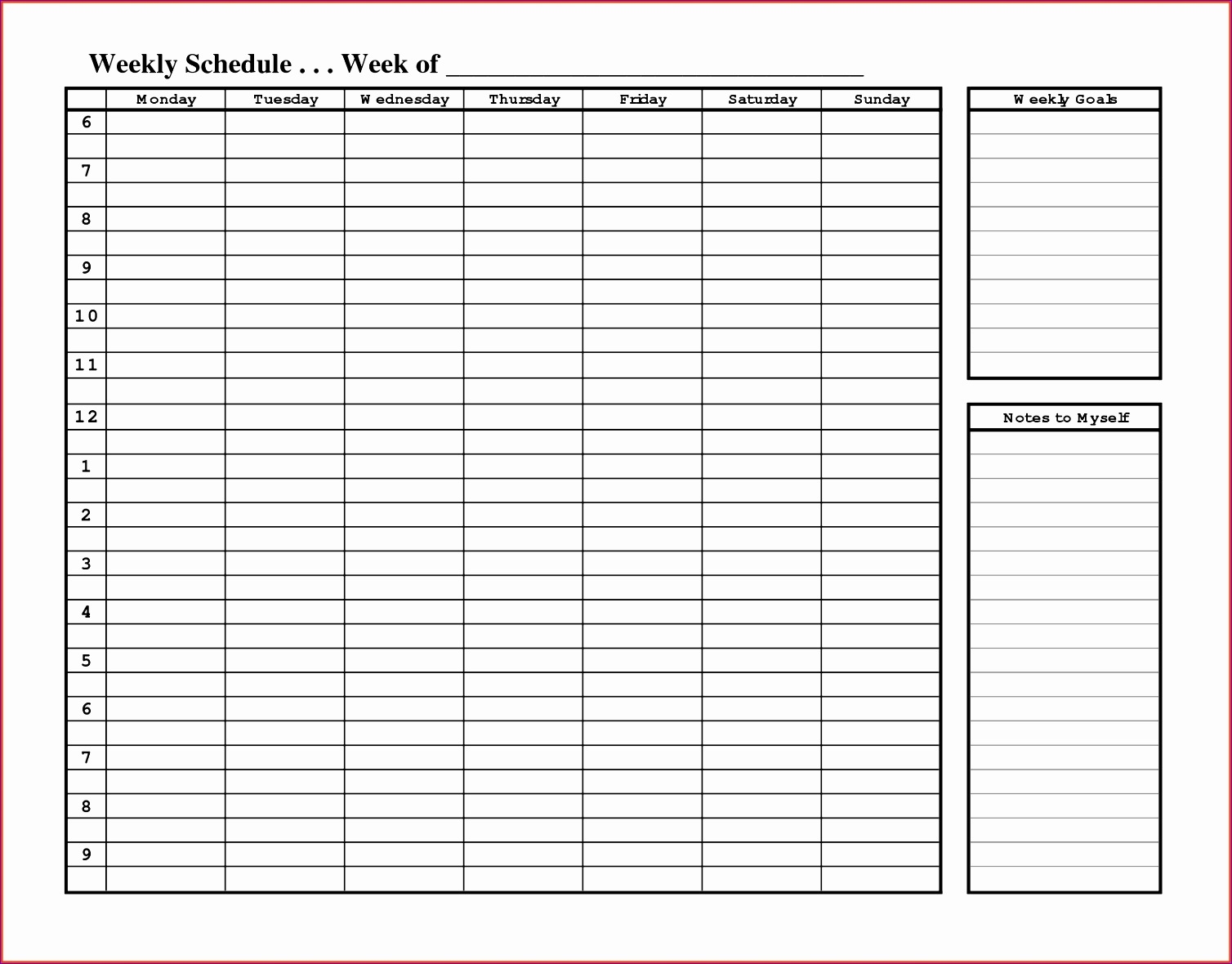 Schedule Template Daily Calendar Rintable Appointment Free Lanner in Free Printable Appointment Time Slots