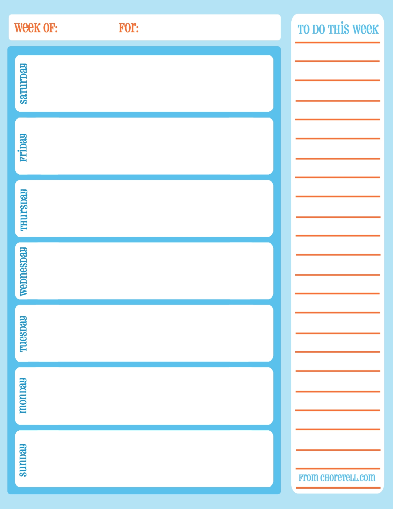 Schedule Template Free Printable Ekly With Times Daily Cleaning with Free Printable Daily To Do Checklist Monday Through Friday