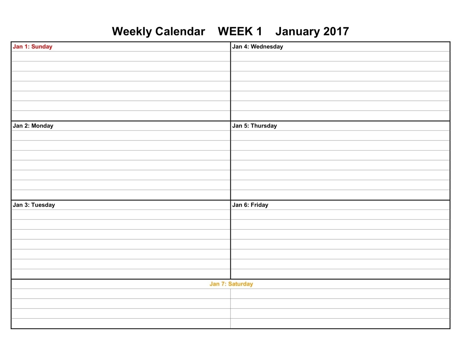 Schedule Template Week Calendar Day Printable Weekly Planner Why inside Printable Weekly Planner For The Week