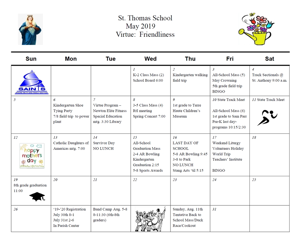 School Calendar within August Calendar For Second Graders To Fill In
