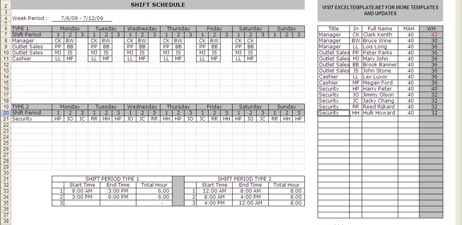 Shift Schedule Example - Hashtag Bg regarding Blank 12 Hour Shift Schedule Templates