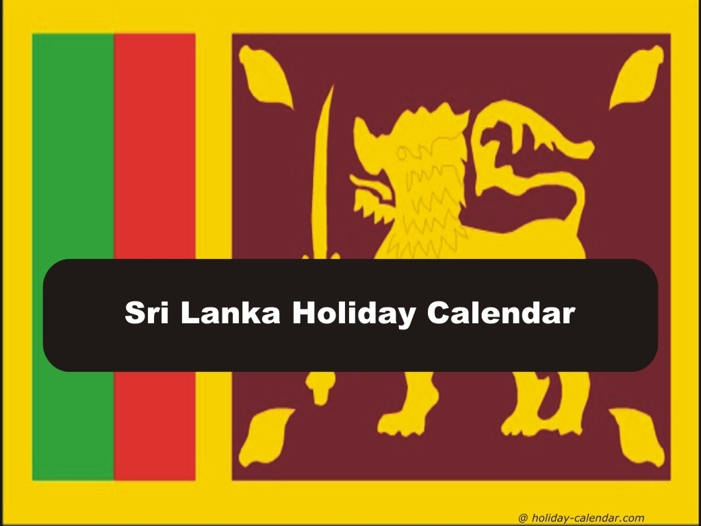 Sri Lanka 2019 / 2020 Holiday Calendar within Sri Lanka Festival Ramadan Calendar