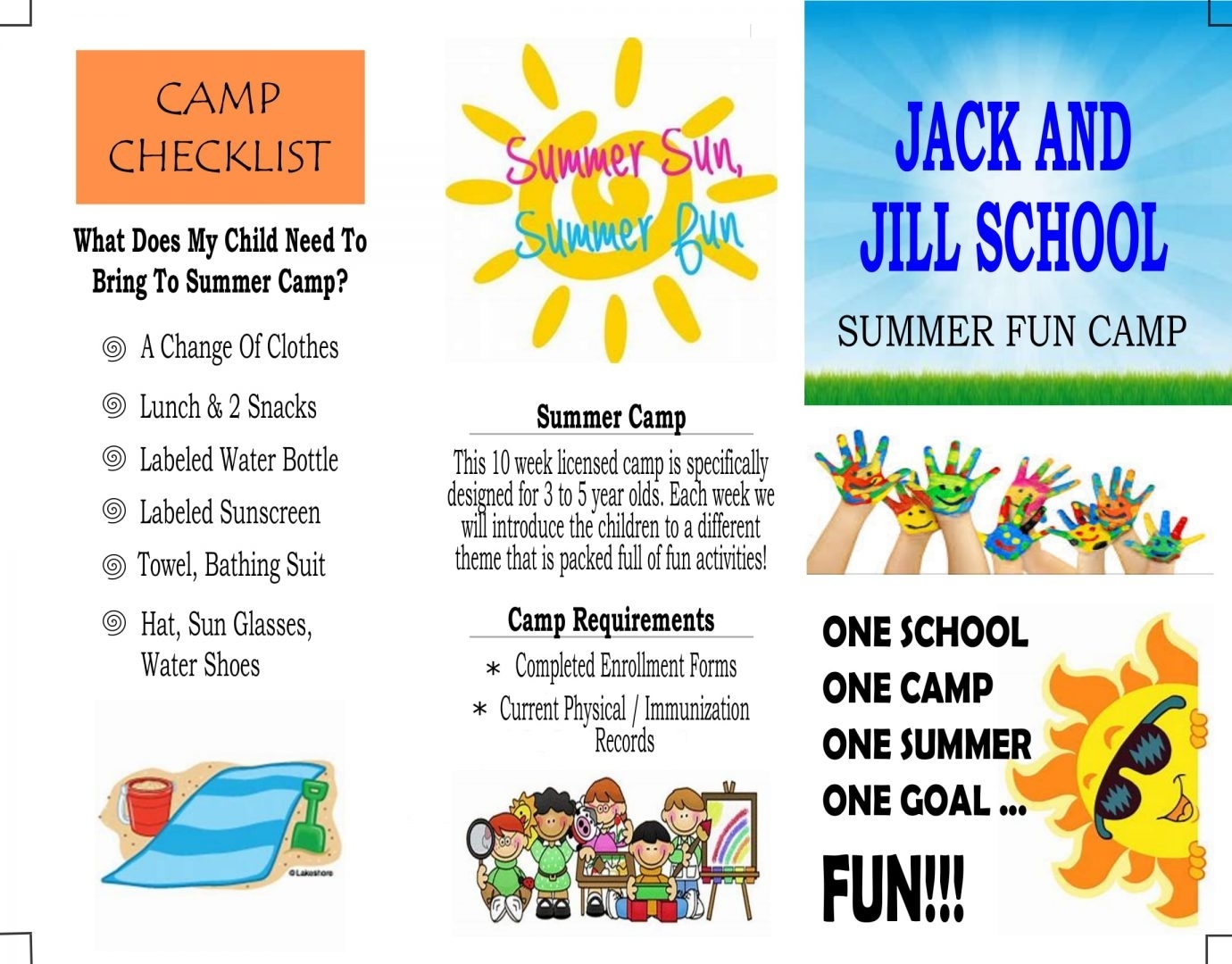 Daily Summer Activities For Preschoolers - Calendar ...