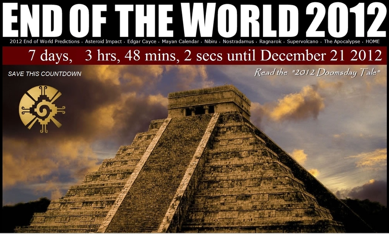 Supernova125: Mayan Calendar End Of The World 2012 (21/12/12) throughout Mayans Calendar End Of World