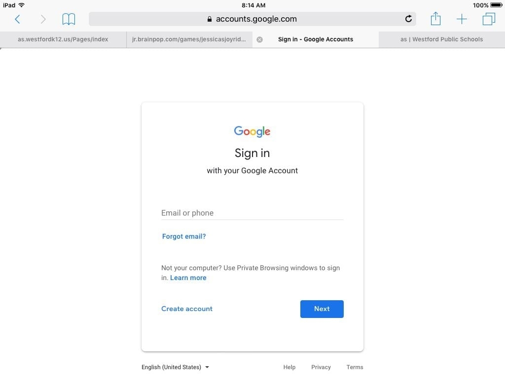 Tech Tuesday » Blog Archive » Seesaw And Google Sign In – A Concern intended for Blank My Account Information Logs