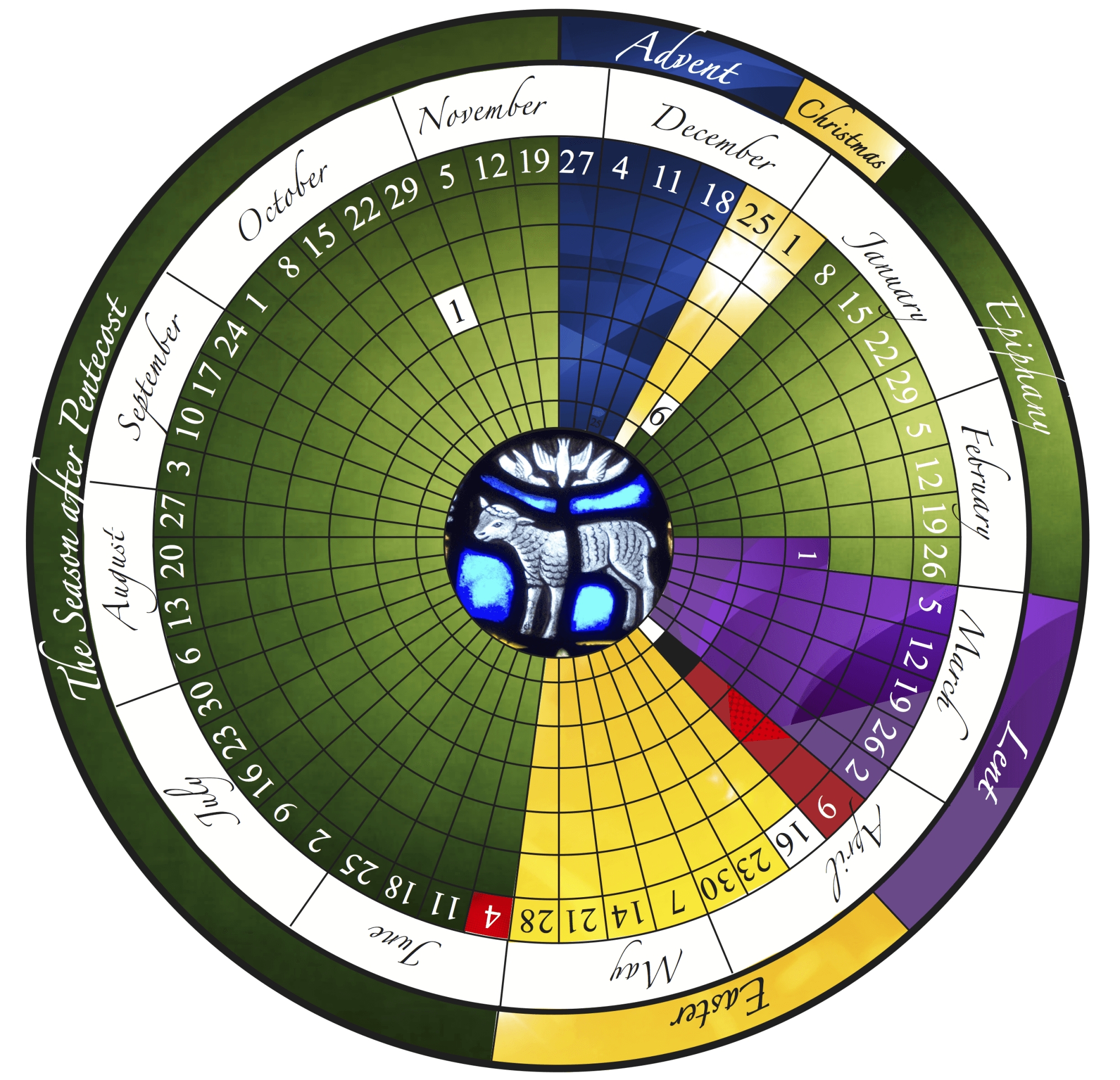 The Liturgical Year Explained (Plus Free Printable Calendar!) in Fill-In Your Own Liturgical Year Calendar