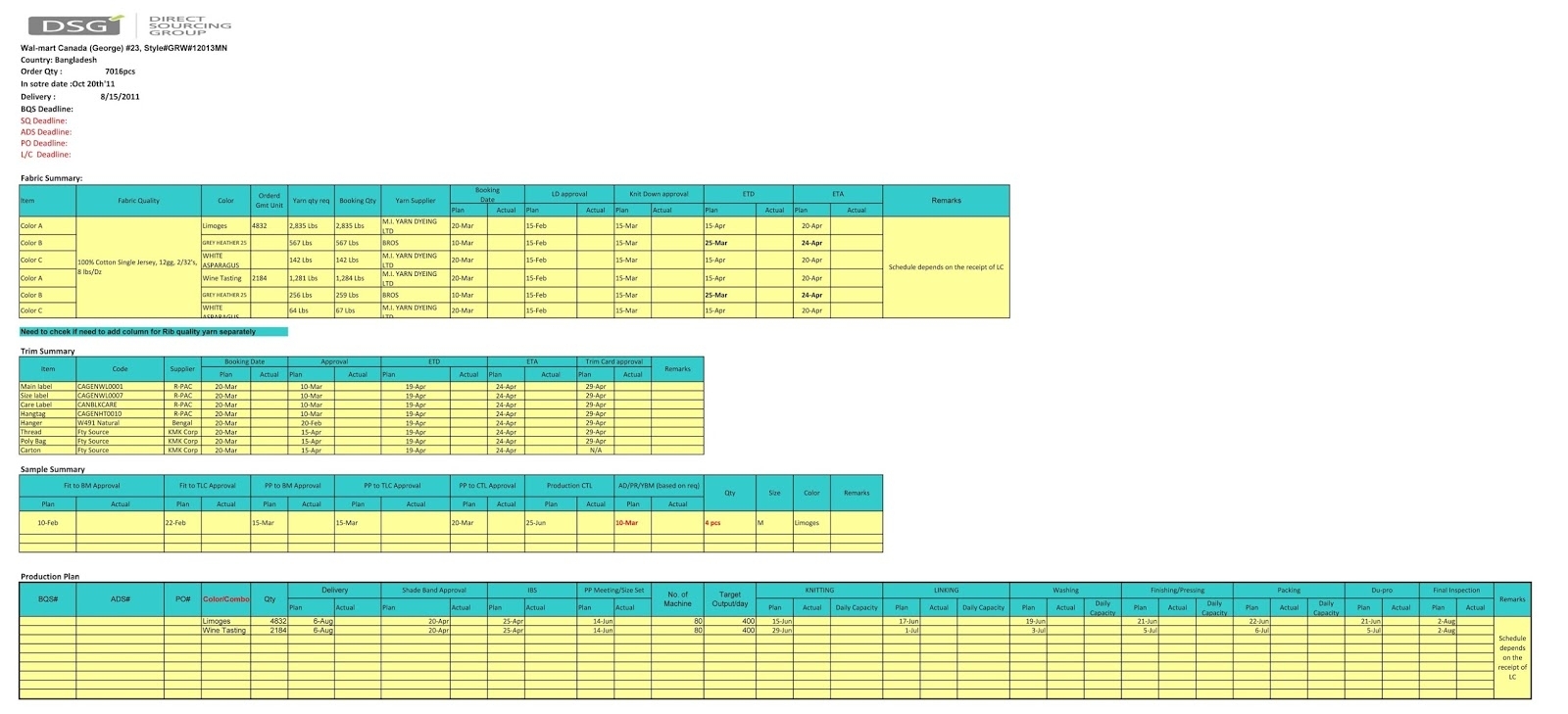 Time And Action Calendar Templates