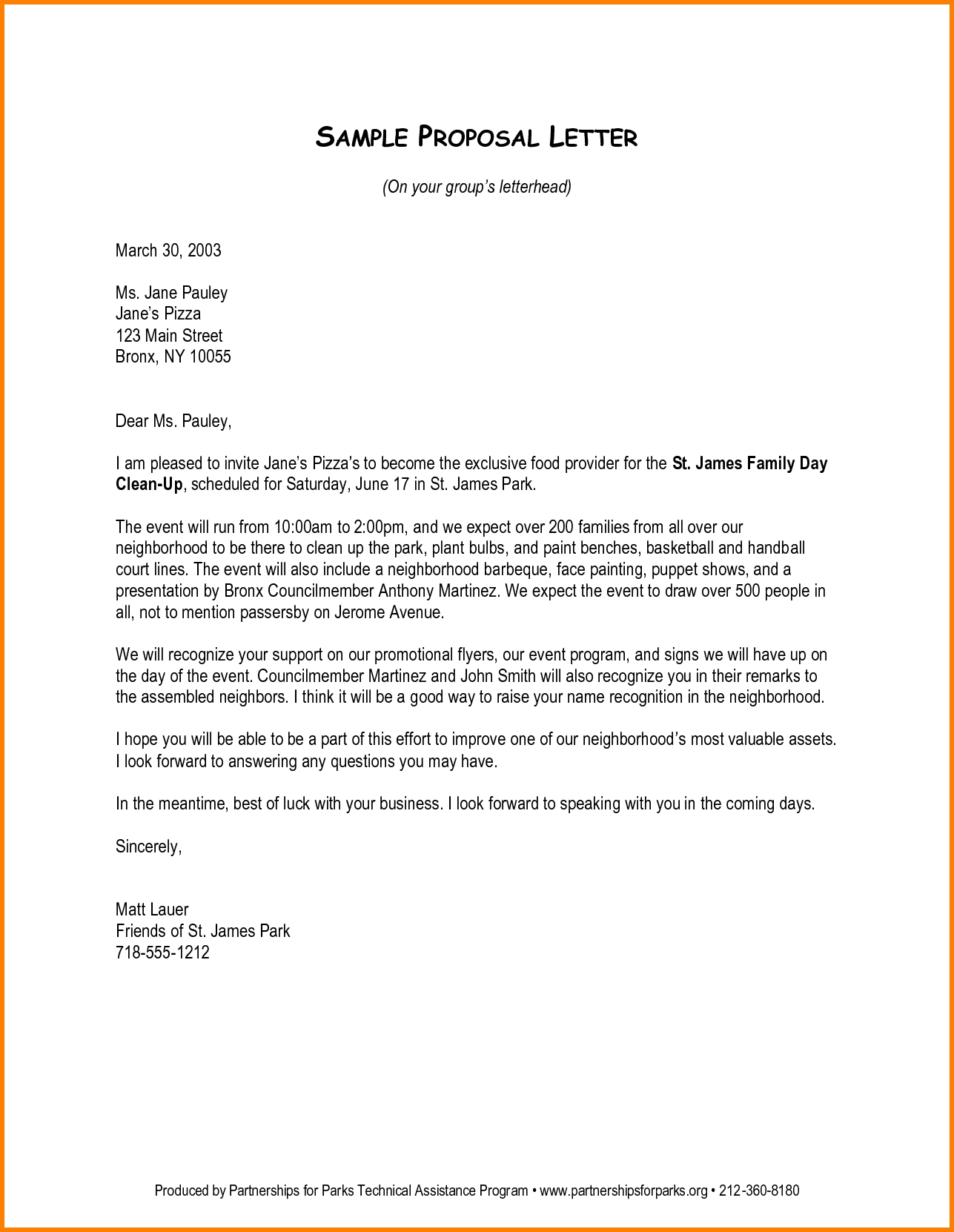 Letter For Food Stamps Sample