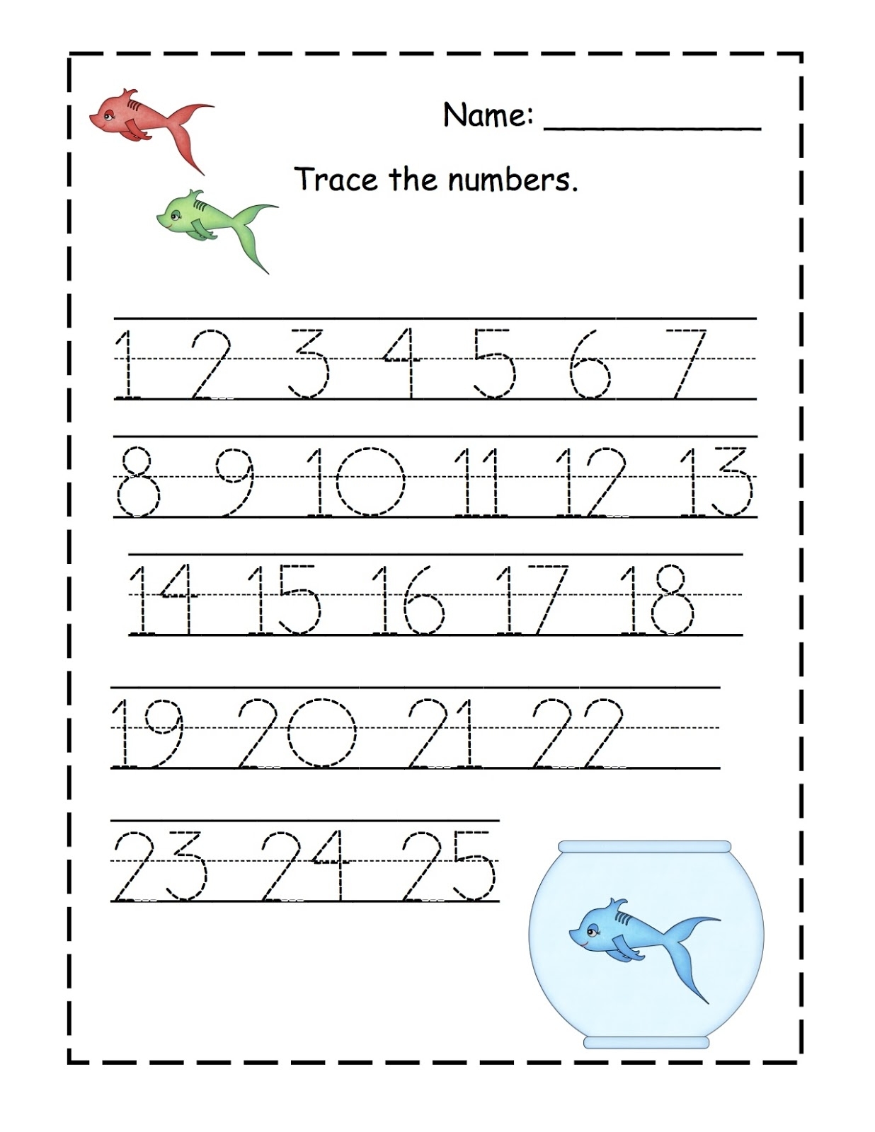 Preschool Numbers 1-31