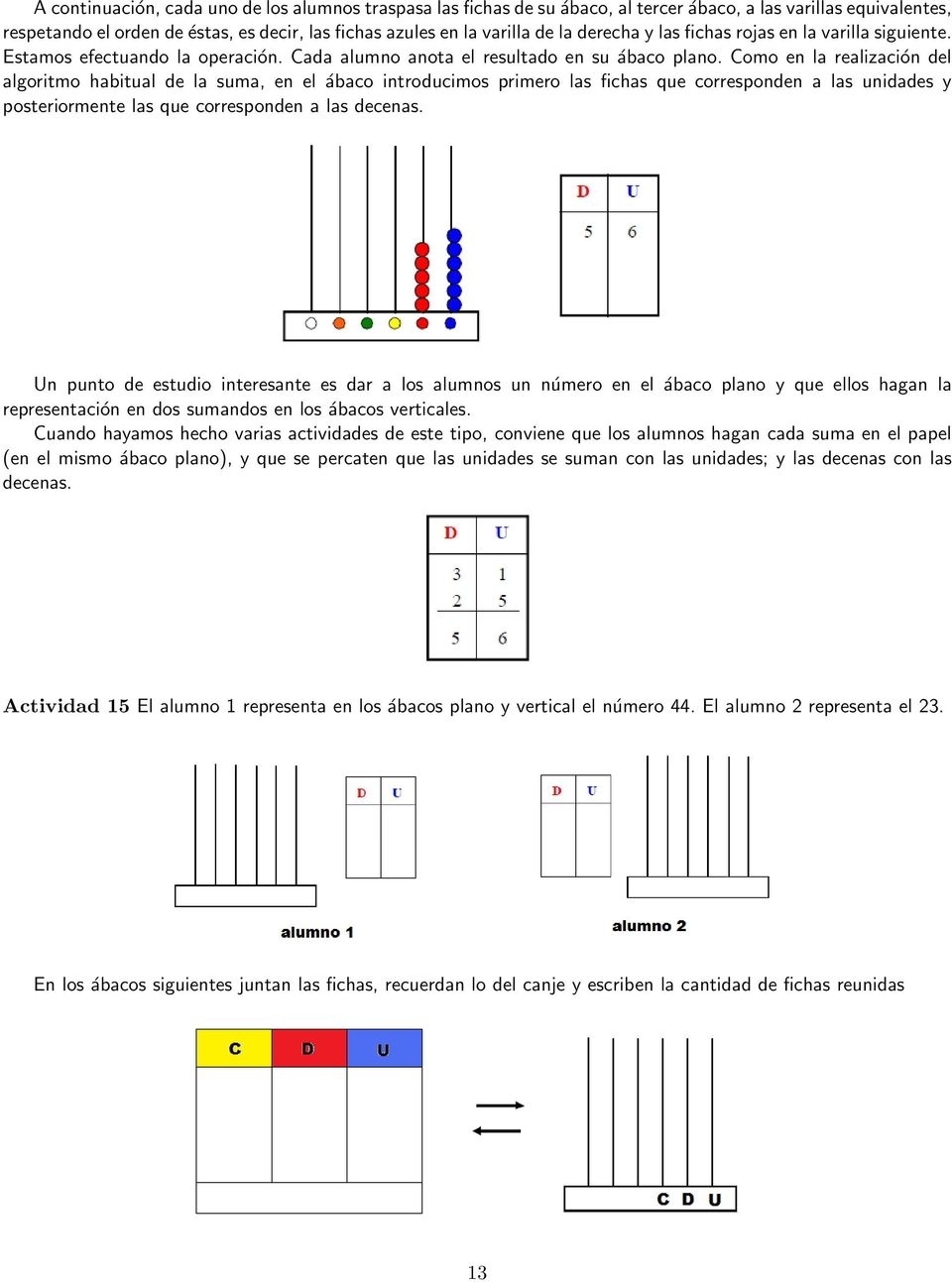 Universidad De La Frontera - Pdf within Operaciones Con El Abaco Suma