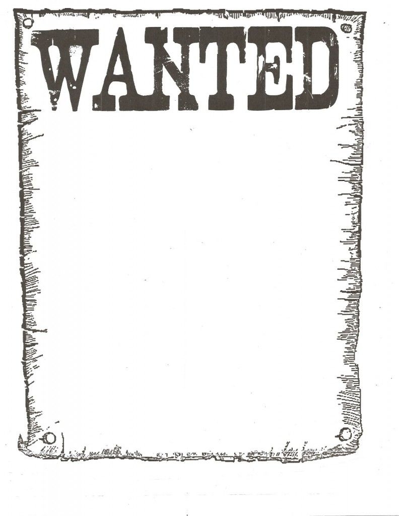 Wanted Poster Template For Kidsclassroom | Books Worth Reading throughout Free Printable Wanted Poster Template