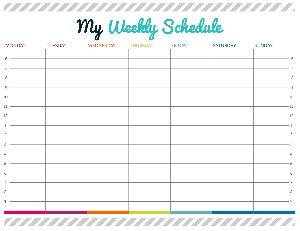 weekly calendar with time slots template calendar inspiration design