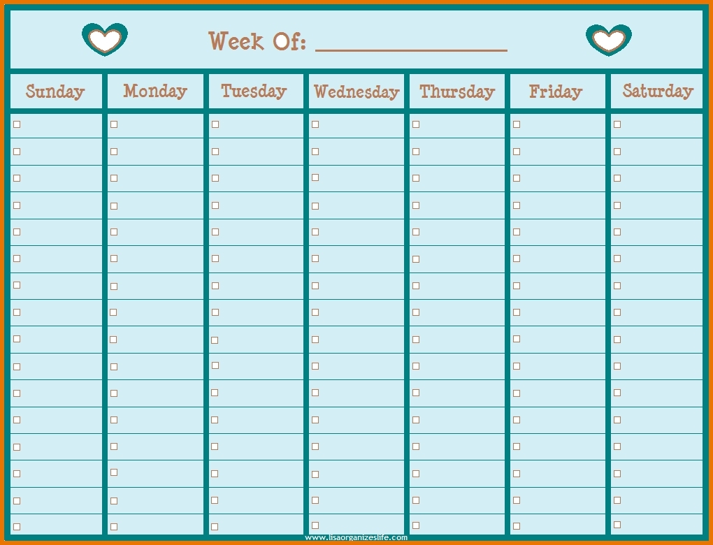 Weekly Calendarhour | Printable 2017 Calendars intended for Weekly Calendar By Hour Printable