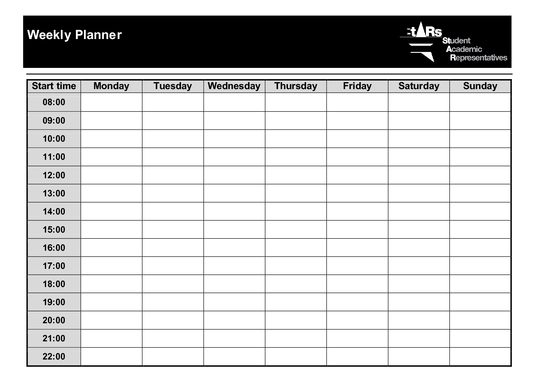 Weekly Planner Template Pdf | Printable Planner Template in Free Printable Weekly Calendars Pdf