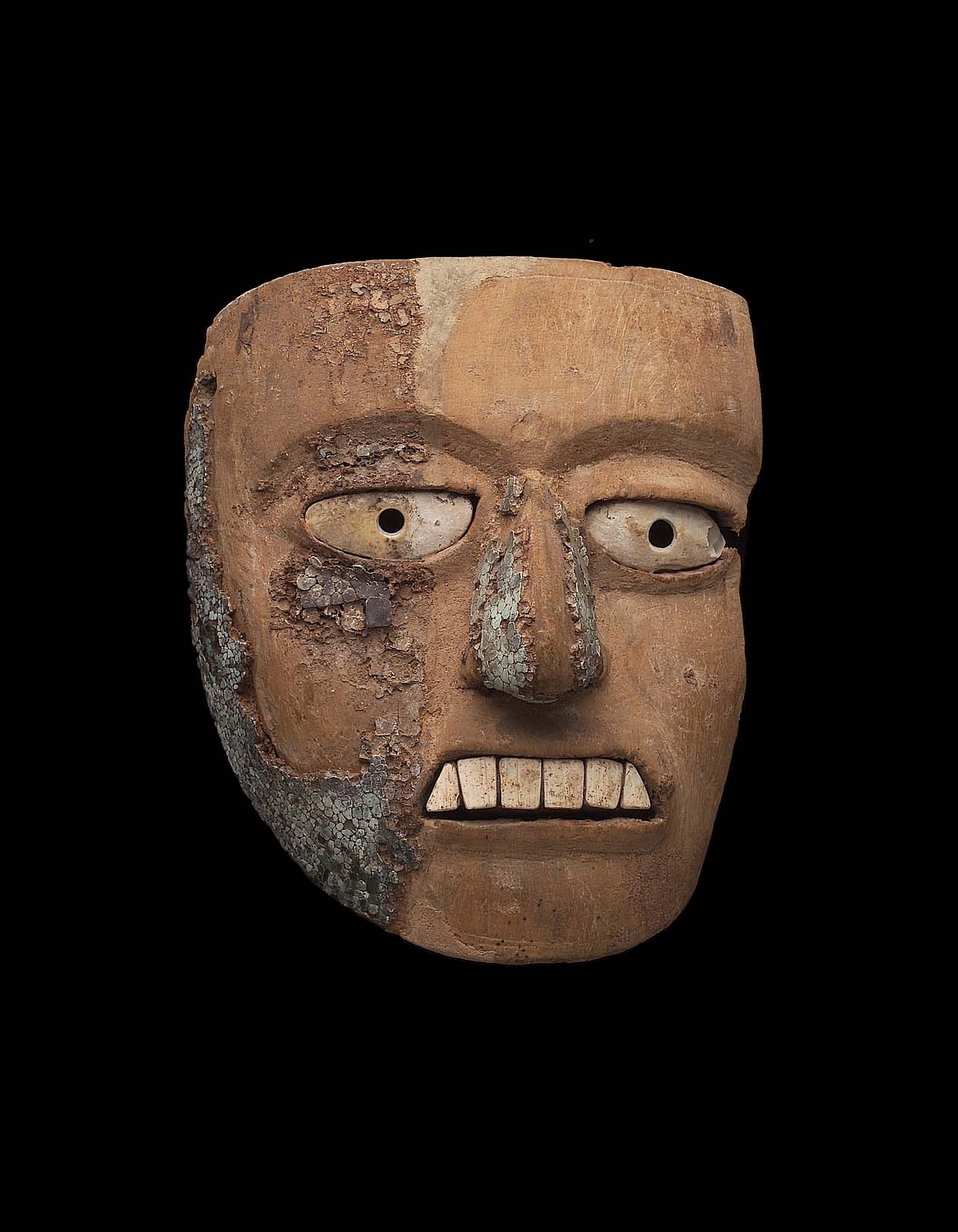 Wooden Mask | Museum Of Fine Arts, Boston in Aztec Masks And Ther Meanings