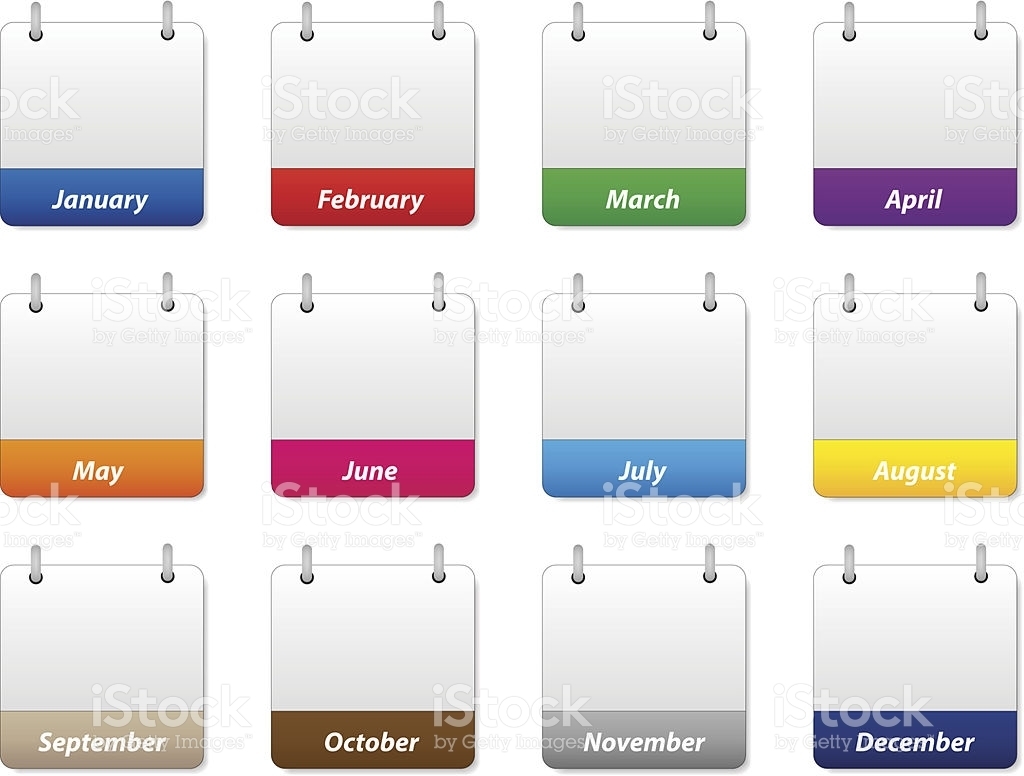 Printable Months Of The Year Calendar