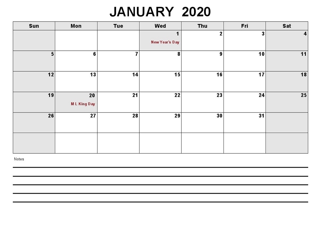 2020 Calendar With Holidays Printable All Months | Calendar Shelter with Calendar 365 2020 Printable