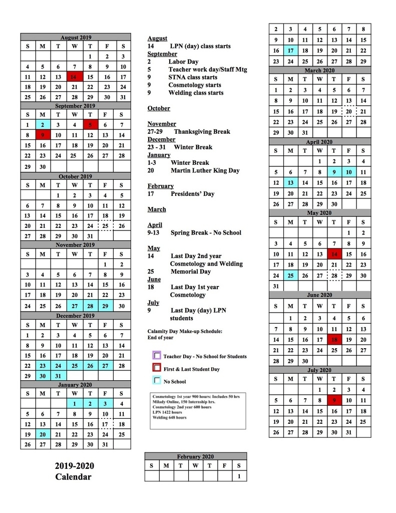 Stephen F Austin 2019 2020 Calendar