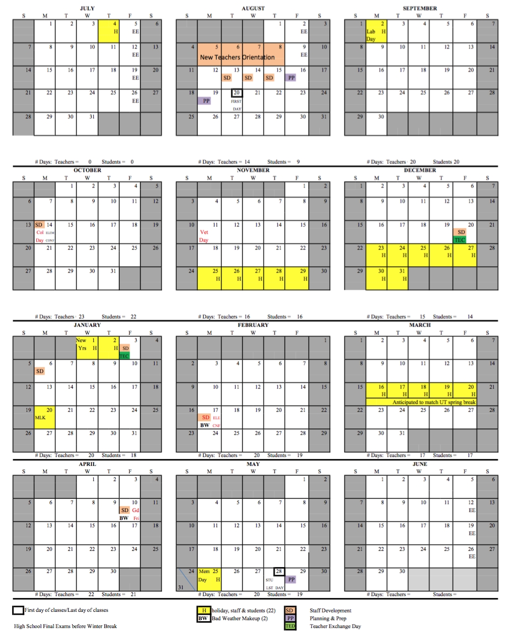 Austin Isd Approves 2019-20 Calendar | Community Impact Newspaper regarding Unit 4 Calendar 2019-2020