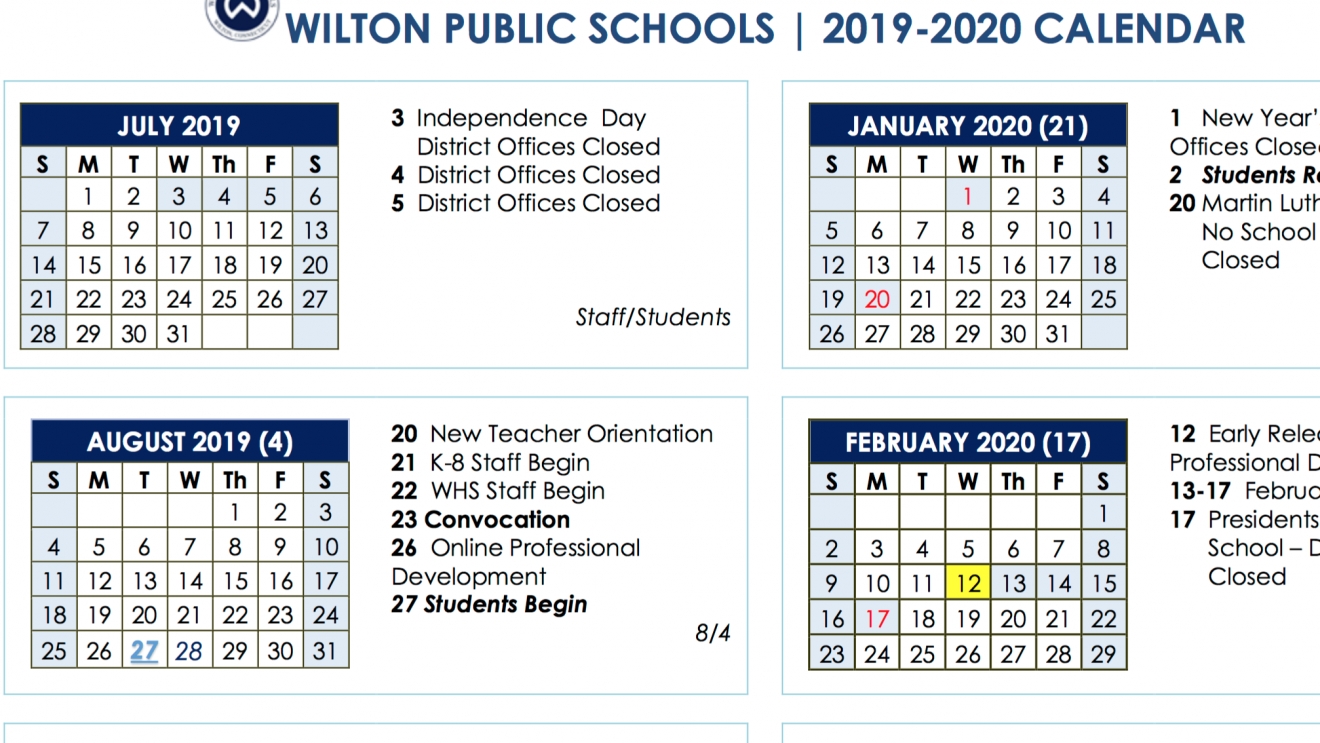 Board Of Education Approves 2019-2020 And 2020-2021 School Year pertaining to Year Calendar 2020 Special Days