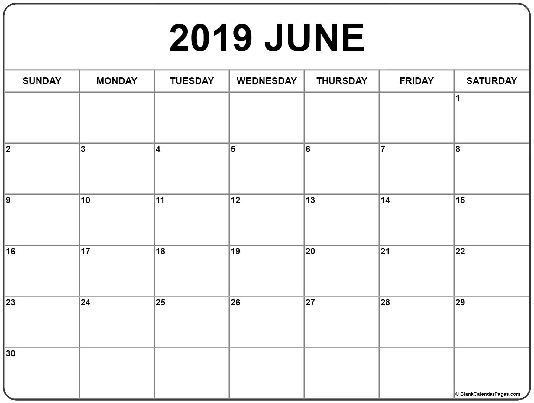 Calendar Of June 2019 | Template Calendar Printable regarding Ramadan Fasting Calendar Millville Nj
