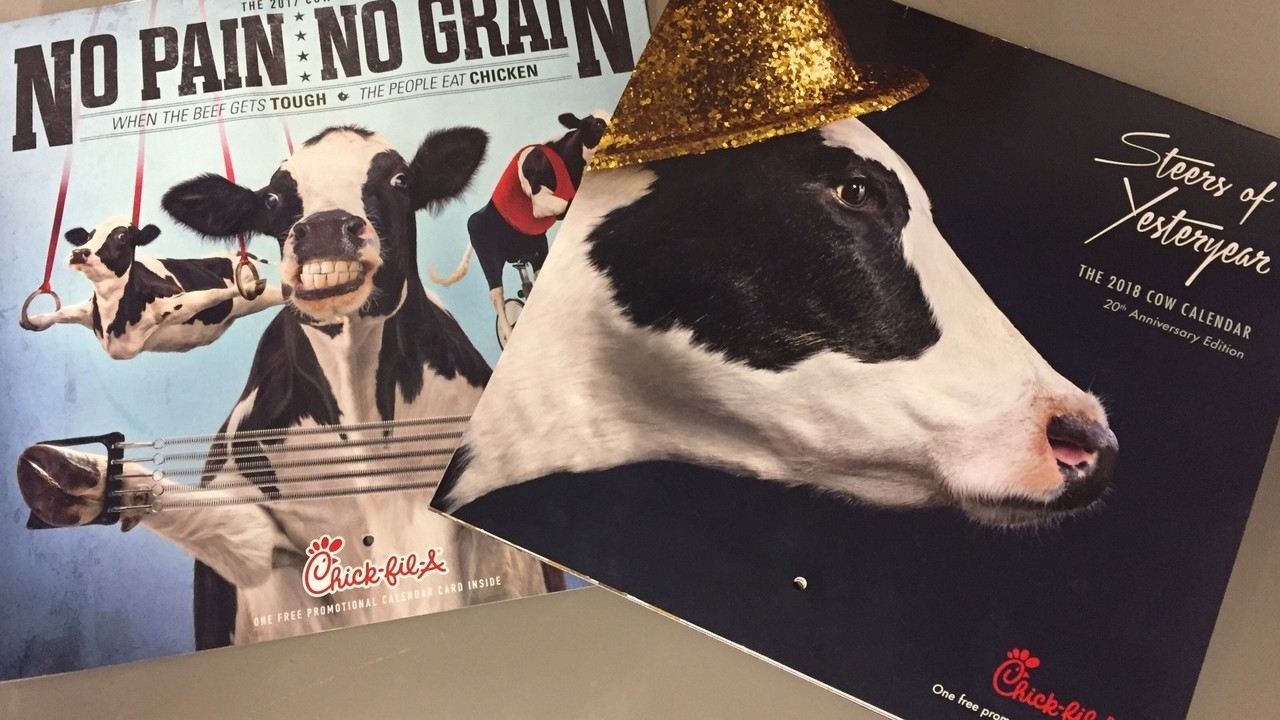 Chick-Fil-A Ends Cow Calendars within Chick-Fil-A Calender 2020