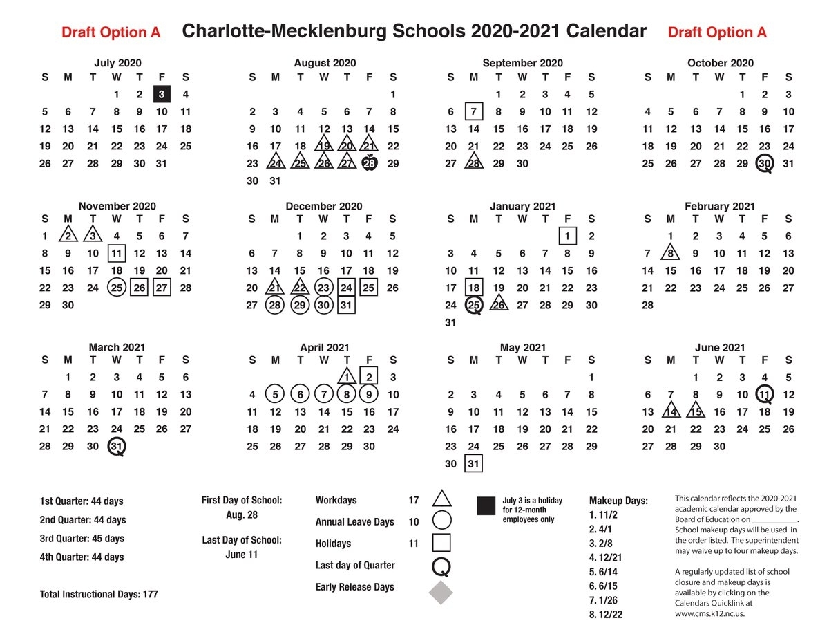 Embedded Calendar 2020