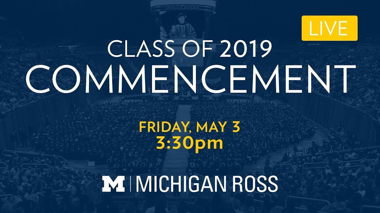 Commencement | Michigan Ross in U Of Michigan Calendar 2019-2020