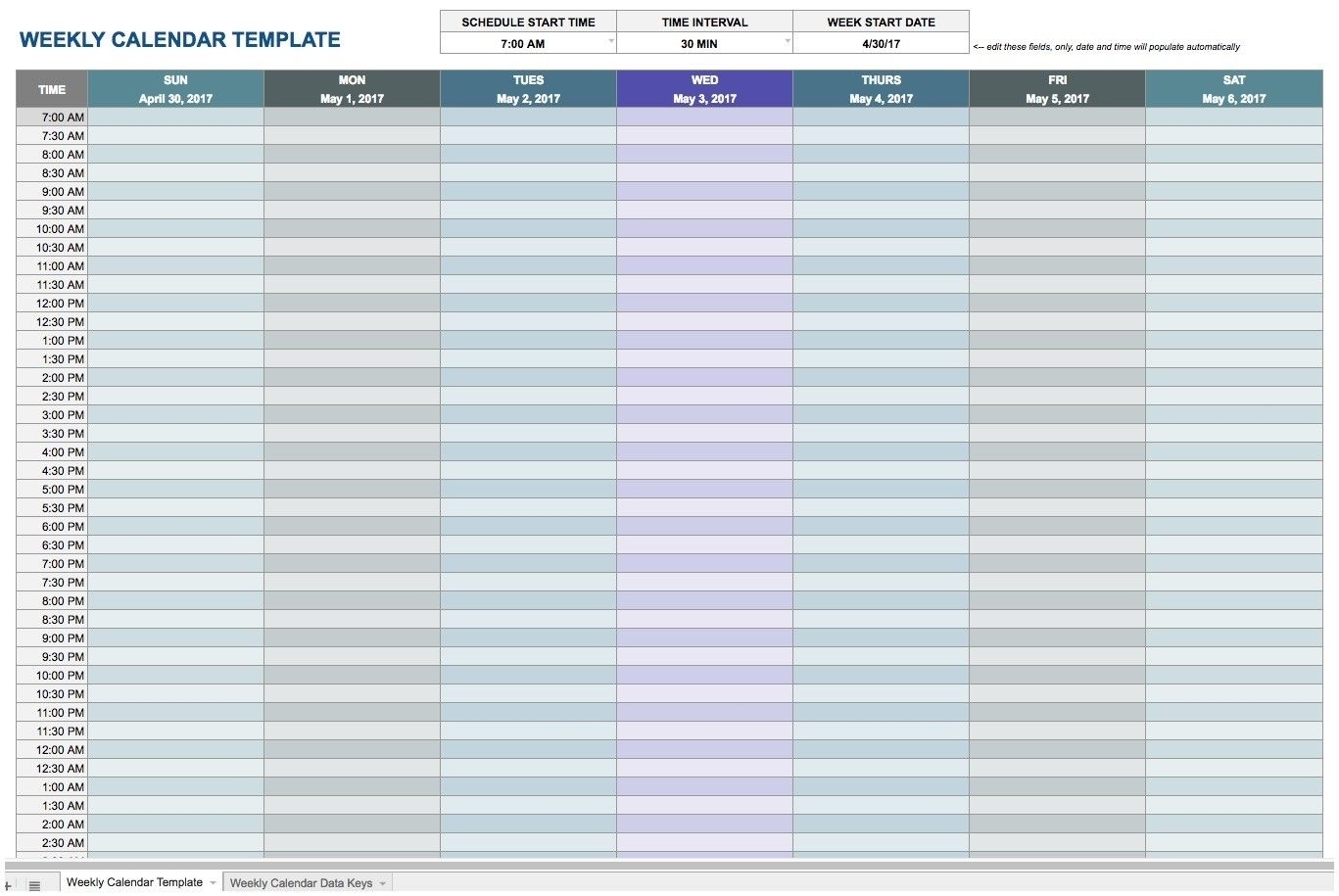 Daily Calendar Template Excel Appointment Schedule Template 15 with 30 Day Calendar Template Excel