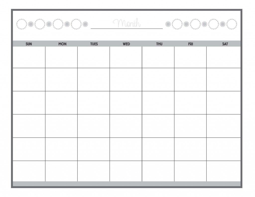 Printable Date To Date Calendar 