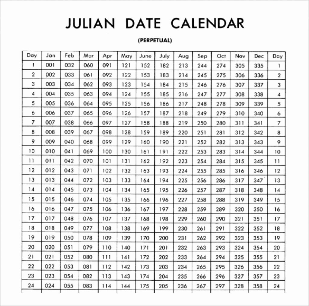 Julian Calendar Perpetual And Leap Year Calendar Inspiration Design 