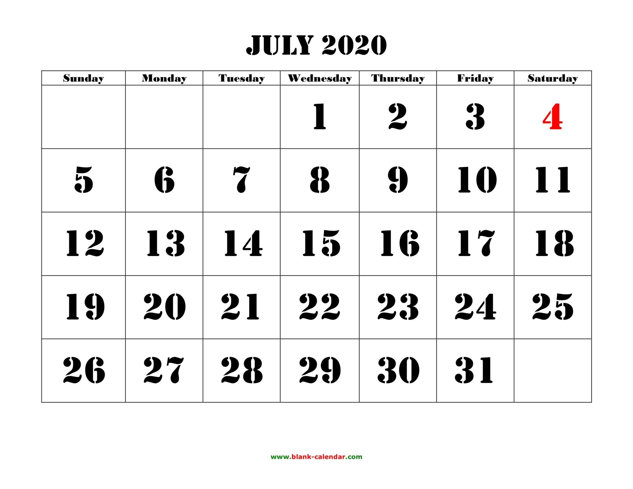 July 2020 Calendar Printable Templates Holidays - July 2019 Calendar within 2020 Vertex Calendars Printable Free