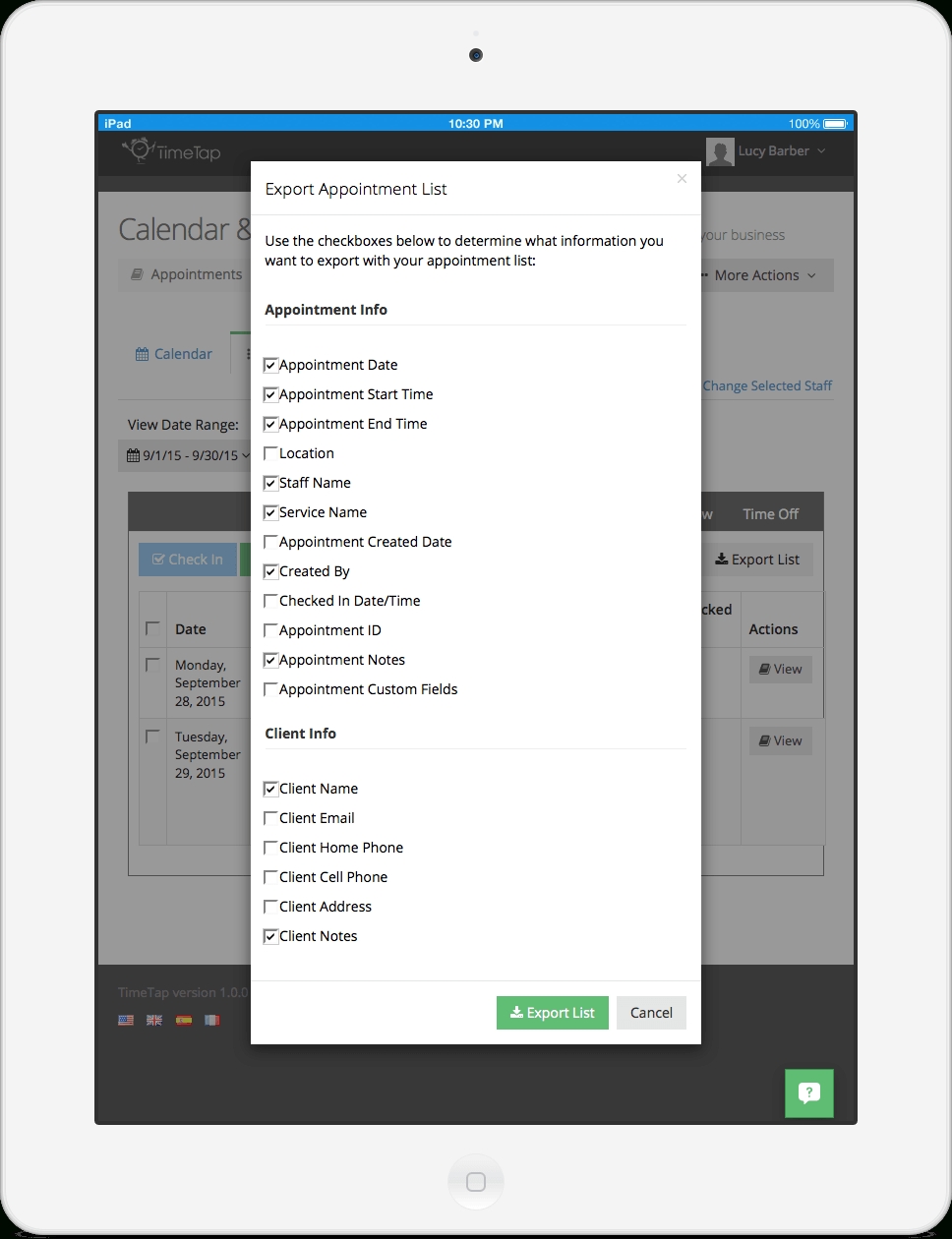 Manage Your Appointments With Timetap&#039;s Web Scheduler in Editable Daily Calendar With Time Slots