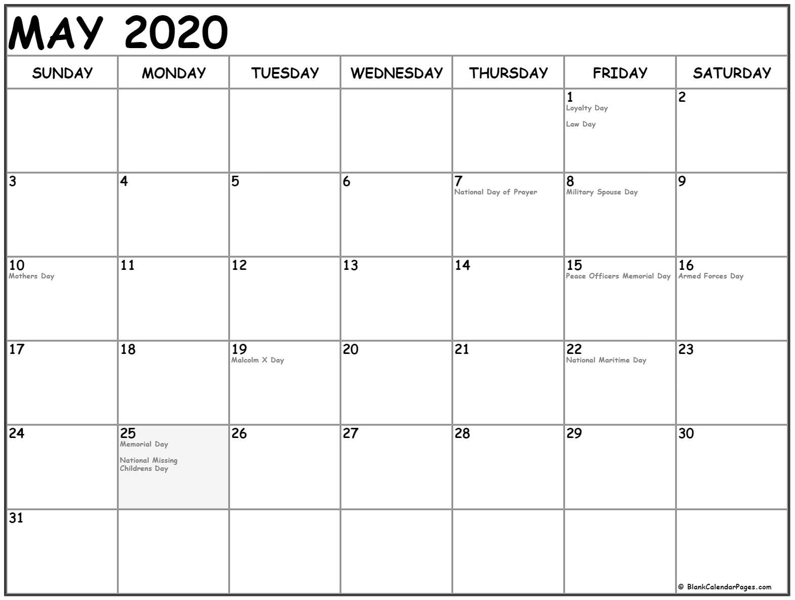 May Calendar Archives » Creative Calendar Ideas regarding Kalnirnay 2020 Holidays