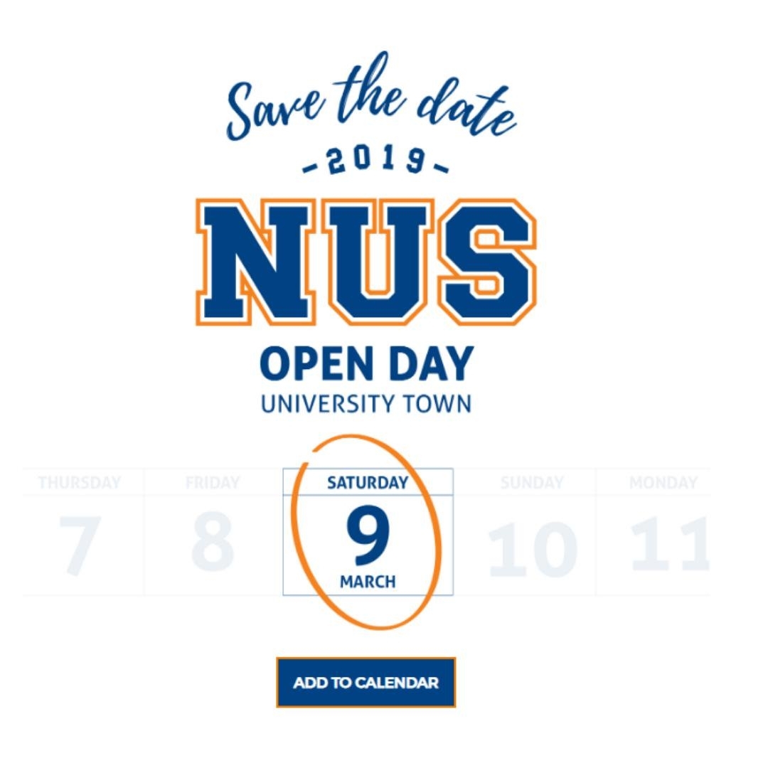 Nus Admissions (@nusadmissions) | Twitter in Nus Academic Calendar 2019 2020