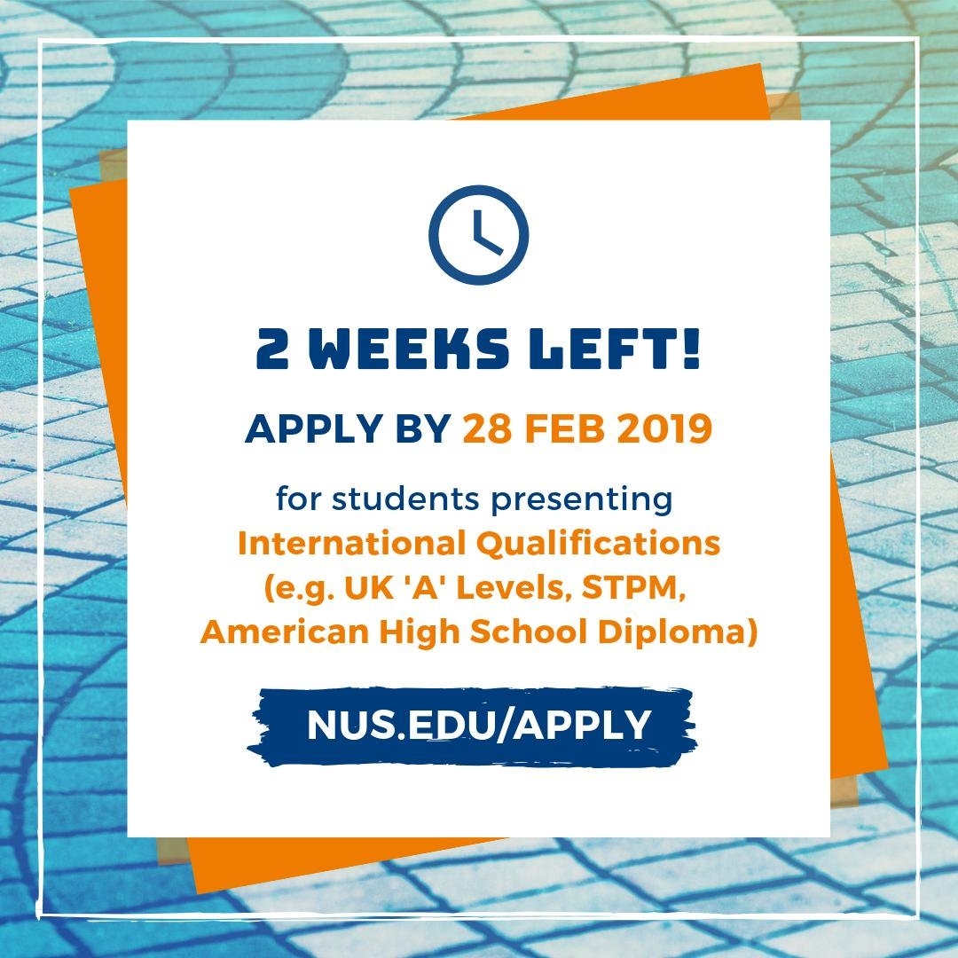 Nus Admissions (@nusadmissions) | Twitter throughout Acdemic Calender Nus 2020
