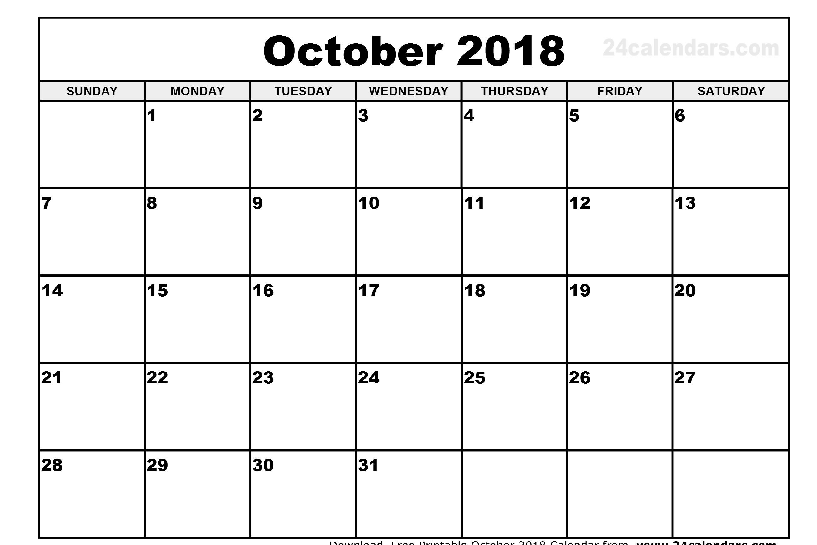 October Blank Calendar Monday To Friday Only | Calendar Format Example intended for Blank Calendar Template Monday To Friday Only