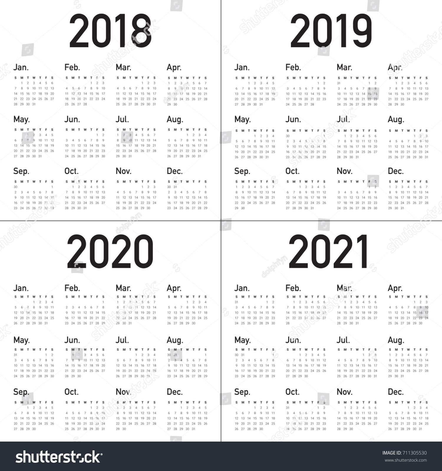 Printable 3 Year Calendar 2019 To 2021 | Printable Calendar 2019 3 for Three Year Calendar 2020 -2023